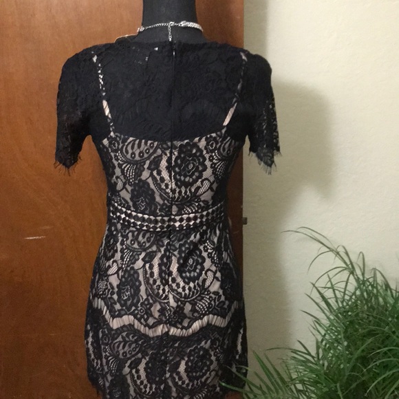 NWT Black lace short dress As beautiful as can be! - Picture 2 of 4